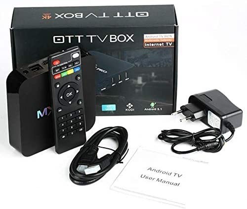 MXQ PRO Android receiver TV Box Packing