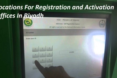 Locations For Registration and Activation Offices In Riyadh