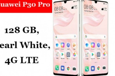 Huawei P30 Pro 128 GB, Pearl White, 4G LTE