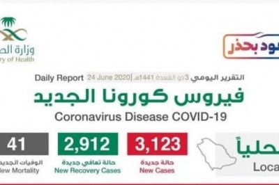 Saudi Arabia reports 41 deaths total reached 1387 Corona Virus