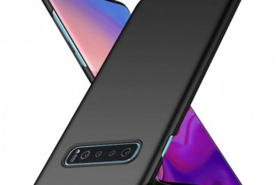 Samsung Galaxy S10 Plus Case Thin Hard PC, Black