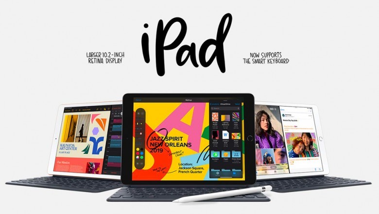 Apple iPad 2019 7th Gen - 10.2 inch Retina Display, Wi-Fi + Cellular, 32GB, Gold