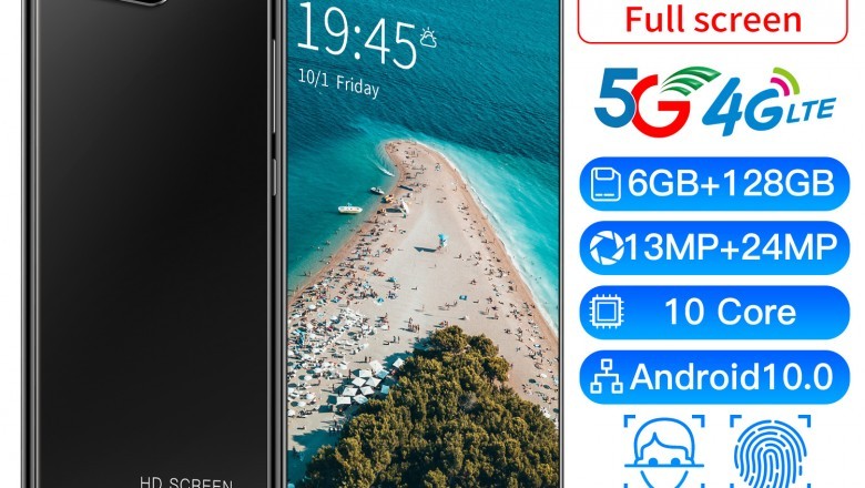 i12pro 6.1 Inch HD Full Screen Mobile Phone 6GB RAM 128GB ROM | Check Iqama